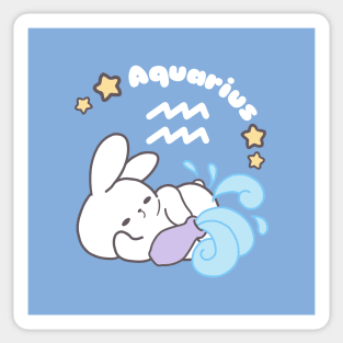 Aquarius Loppi Tokki Bunny Zodiac Series Sticker